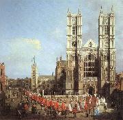 Canaletto London: Westminster Abbey, with a Procession of Knights of the Bath  f oil painting picture wholesale