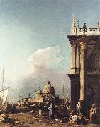 Canaletto Venice: The Piazzetta Looking South-west towards S. Maria della Salute sdfg France oil painting artist