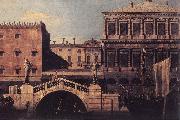 Canaletto Capriccio: The Ponte della Pescaria and Buildings on the Quay d oil painting picture wholesale