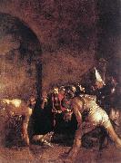 Caravaggio Burial of St Lucy fg France oil painting artist