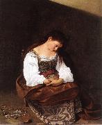 Caravaggio Magdalene gd oil painting artist