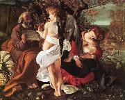 Caravaggio Rest on Flight to Egypt ff oil painting picture wholesale
