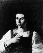 Caravaggio Portrait of a Courtesan fg France oil painting artist