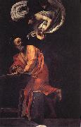 Caravaggio The Inspiration of Saint Matthew df oil painting picture wholesale
