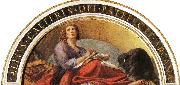 Correggio Lunette with St.John the Evangelist oil