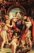 Correggio Madonna with St.George oil