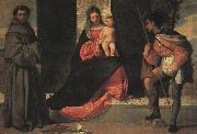 Giorgione The Virgin and Child with St.Anthony of Padua and Saint Roch oil painting artist