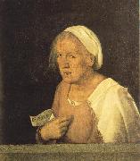 Giorgione Old Woman dhjd oil