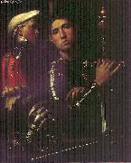 Giorgione Portrait of Warrior with his Equerry sg France oil painting artist