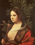 Giorgione Laura oil painting artist