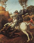 Raphael St.George and the Dragon France oil painting artist
