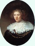 Rembrandt Woman Wearing a Gold Chain oil painting picture wholesale