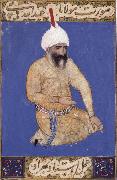 Bihzad Portrait of the poet Hatifi,Jami s nephew,seen here wearing a shi ite turban France oil painting artist
