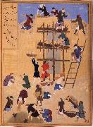 Bihzad Building ot Castle Khawarnaq,wherein the chamber of the seven icons will be hidden oil painting picture wholesale