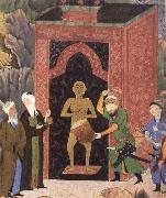 Bihzad Jami as Apollonius and the minister Mir Ali Sher Nawa i as Alexander France oil painting artist