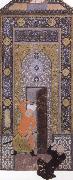 Bihzad The Gatekeeper denies entrance by one unworthy of the garden oil painting picture wholesale
