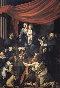 Caravaggio The Madonna of the rosary France oil painting artist