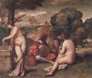 Giorgione The Pastoral Concert France oil painting artist