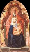 MASACCIO Madonna and Child with St Anne Metterza France oil painting artist