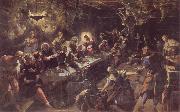 Tintoretto The communion oil