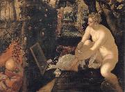 Tintoretto Susanna and the elders oil
