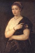 Titian The Girl in the Fur France oil painting artist