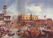 Canaletto The Bucintoro at the Molo on Ascension Day France oil painting reproduction