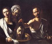 Caravaggio Salome Receives the Head of Saint John the Baptist painting