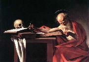 Caravaggio St Jerome oil painting on canvas