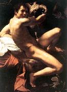 Caravaggio St. John the Baptist France oil painting artist