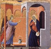 Duccio The Annunciation oil