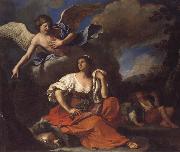 GUERCINO The Angel Appearing to Hagar and Ishmael oil painting