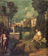 Giorgione THe Tempest oil painting