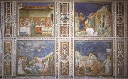 Giotto The wedding to Guns De arouse-king of Lazarus, De bewening of Christ and Noli me tangera oil painting artist