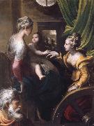 PARMIGIANINO The Mystic Marriage of Saint Catherine France oil painting artist