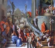 Pontormo Joseph with Jacob in Egypt painting