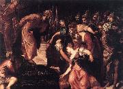 Tintoretto Esther before Ahasuerus France oil painting artist