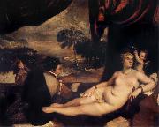 Titian Venus and the Lute Player France oil painting artist