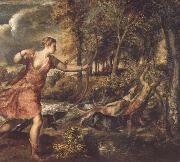 Titian The Death of Actaeon France oil painting artist