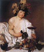 Caravaggio Youthful Bacchus France oil painting artist