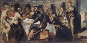 Tintoretto The festival of the Belschazzar France oil painting artist