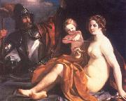 GUERCINO Venus, Mars and Cupid oil painting on canvas