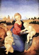 Raffaello Madonna and Child with the Infant St John France oil painting artist