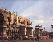 Canaletto The Horses of San Marco in the Piazzetta France oil painting reproduction