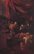 Caravaggio Marie dod painting