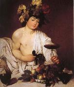 Caravaggio The young Bacchus France oil painting artist
