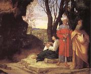 Giorgione The three philosophers France oil painting artist
