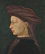 MASACCIO Profile Portrait of a Young Man oil painting on canvas