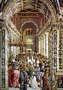 Pinturicchio Aeneas Piccolomini Crowned as Pope oil painting on canvas