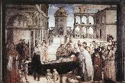 Pinturicchio Death of St. Bernardine oil painting artist
